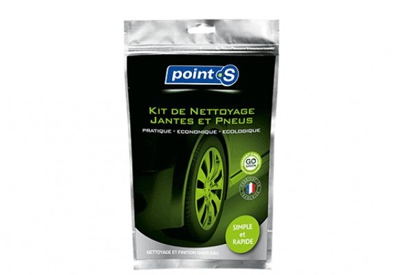 Kit d'entretien extérieur voiture : Kits nettoyant jantes et pneus,  carrosserie