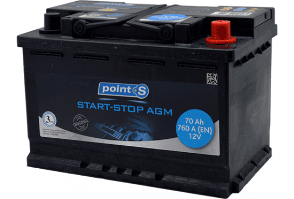 Ici votre batterie 12V 70Ah 760A START&STOP