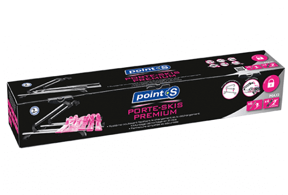 SYNCHRO - Porte-skis magnétique Igloo (2 paires) - 923047